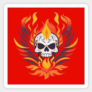 Flaming Skull of Death (or something like that) Magnet